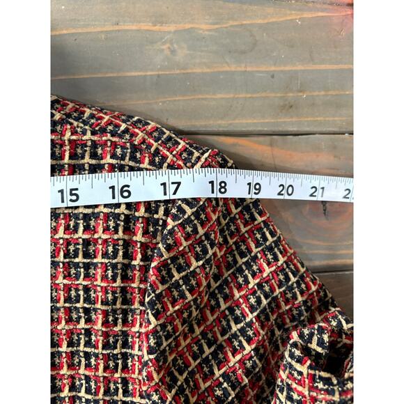 Alfred Dunner Vintage plaid blazer suit jacket women's size Medium - Picture 4 of 9